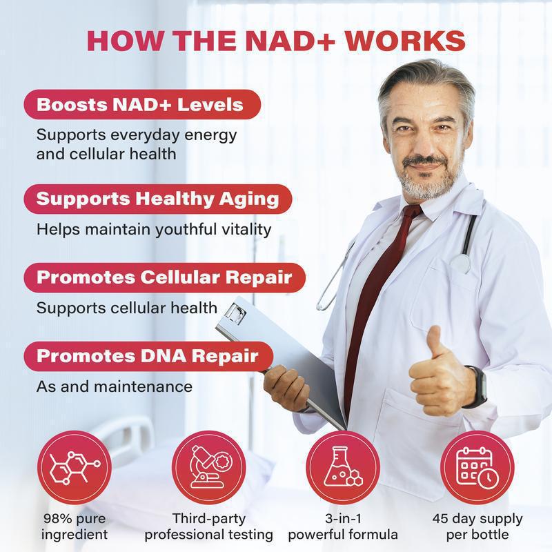 Customization Dietary Liquid Supplements NAD+ Anti-aging berry flavor drink