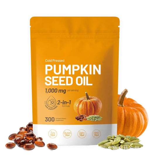 Custom Supplement Pumpkin Seed Oil Prostate Wellness Softgels Manufacturer