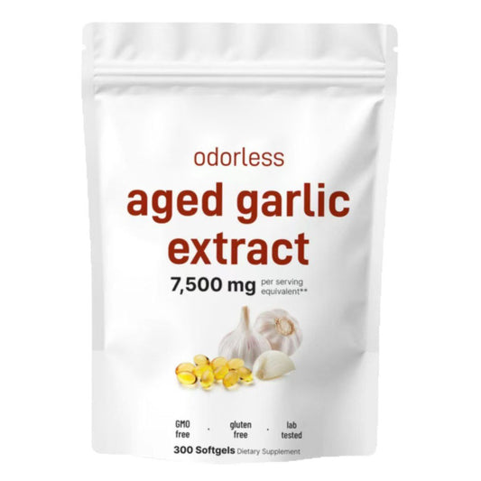 Custom Supplement Private Label Garlic Softgels for Cardiovascular Wellness Manufacturer
