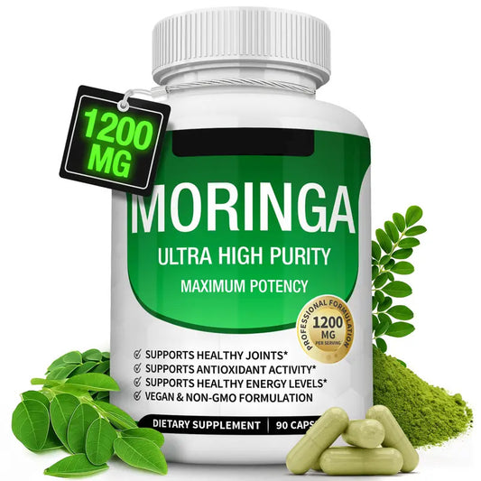 Customization Dietary Supplement Capsules Moringa Leaf Boosts energy & vitality