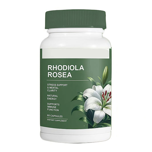 Customization Dietary Supplement Capsules Rhodola Rosea Adaptogen Stress Support