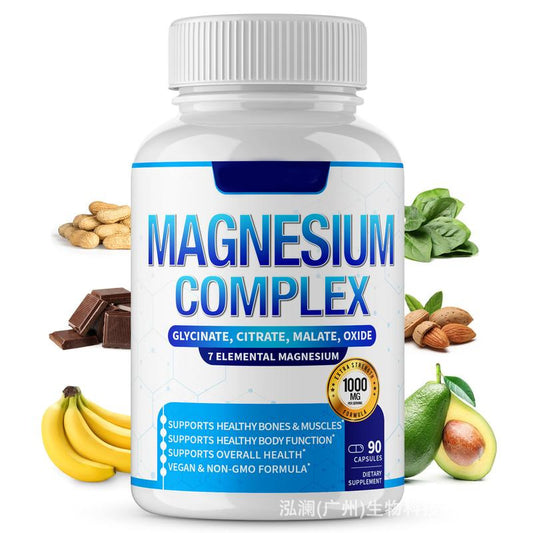 Customization Dietary Supplement Supports muscle relaxation & recovery Magnesium Complex Capsules
