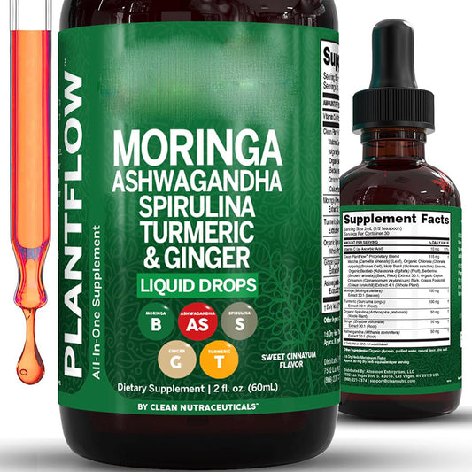Customization Dietary Supplement  Moringa Ashwagandha Drops