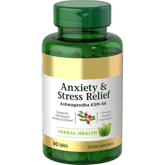 Dietary Supplement tress & anxiety relie KSM-66® Ashwagandha 60/90/120 Tablets