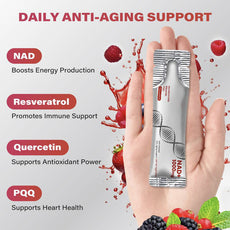 Customization Dietary Liquid Supplements NAD+ Anti-aging berry flavor drink