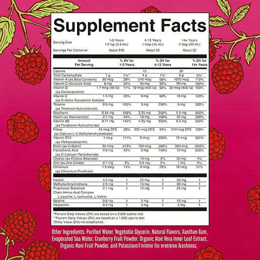 Multivitamin Drops for Boys and Girls Customization Dietary Liquid Supplements