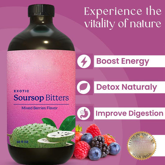 Customization Dietary Liquid Supplements Women's Vitamins Drink Exotic Soursop Bitters Liquid