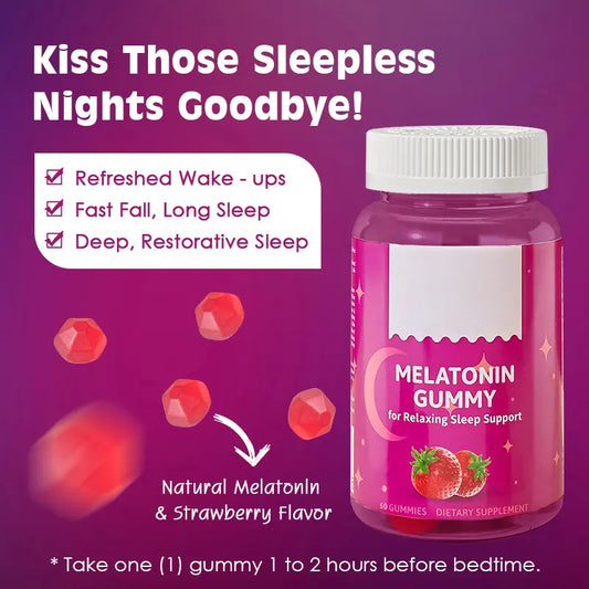 Dietary Supplement Customization Gummies Fall Asleep Faster Melatonin 50/90/120 Gummies