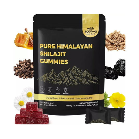 Dietary Supplement Gummies Shilajit Support Immune System Customization 3000mg