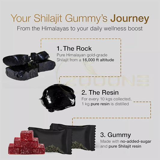 Dietary Supplement Gummies Shilajit Support Immune System Customization 3000mg