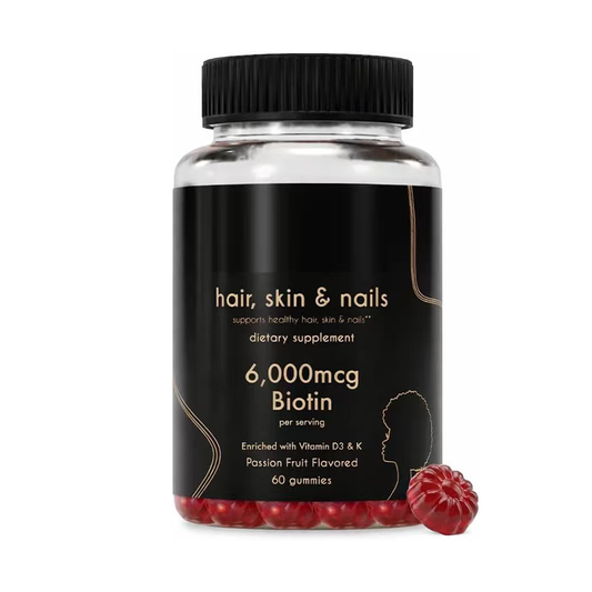 Custom Supplement Biotin Vitamin Hair Skin & Nails Gummies Manufacturer