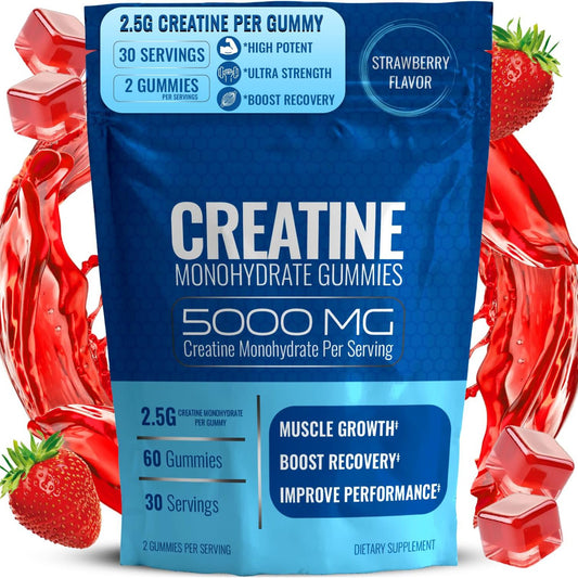 Wholesale Private Label Muscle Strength Creatine Monohydrate Gummies